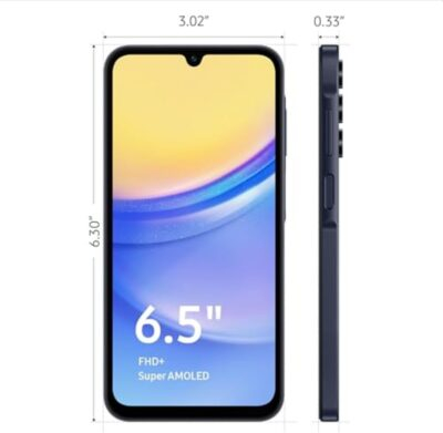 SAMSUNG Galaxy A15 5G A Series Cell Phone, 128GB Unlocked Android Smartphone, AMOLED Display, Expandable Storage, Knox Security, Super Fast Charging, US Version, 2024, Blue Black - 이미지 4