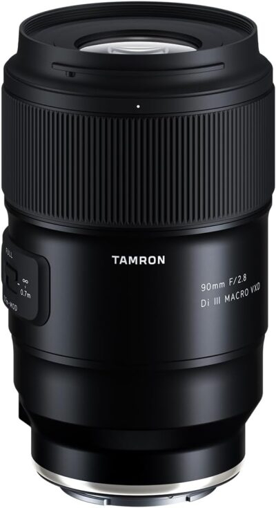 Tamron 90mm F/2.8 Di III VXD 1:1 Macro for Sony E Mount Full Frame/APS-C Mirrorless Cameras
