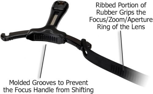 Fotodiox Follow Focus Handles, Kit of 3 - Black, Red, Clear - 이미지 4