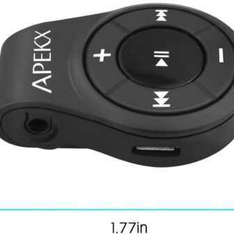 APEKX Clip Bluetooth Audio Adapter for Headphones, Headset, Speaker, Wireless Receiver with MIC for Hands-Released Call and Music - 이미지 5