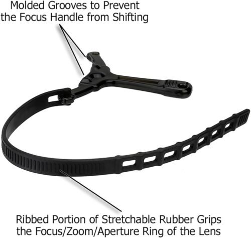 Fotodiox Follow Focus Handles, Kit of 3 - Black, Red, Clear - 이미지 5