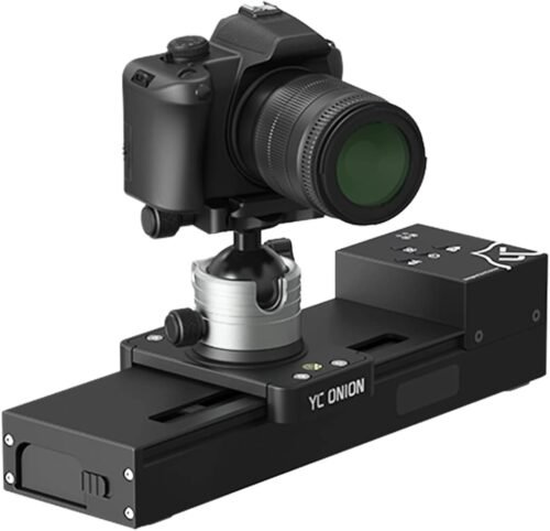 Motorized Camera Slider 10.5 "/26.8cm with Shutter Release Support time-Lapse Shooting and Video Shooting Manual Button use/Compatible Electro-Dynamic Apparatus for The Remote Control of Signals