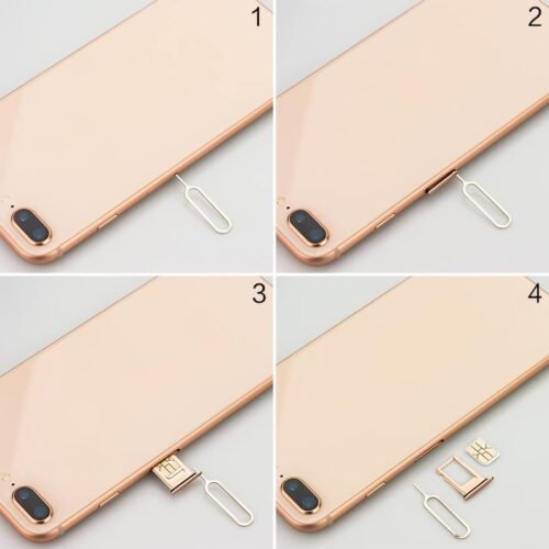 20 Pack SIM Card Adapter Kit, 4 in 1 Nano Micro Standard Converter Kit with Steel SIM Tray Eject Pin 1, Black - 이미지 6