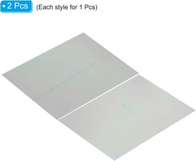 PATIKIL 9.7" Polarized Film Sheets, 2 Pack Adhesive Polarizer Linear Polarizing Filter 20x15.2cm for Screen Photography Lighting, 0/90 Degree - 이미지 3