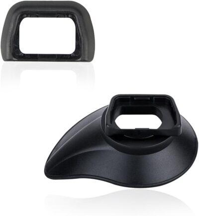 JJC 2 Types FDA-EP10 Viewfinder Eyecup Eyepiece for Sony A6300 A6100 A6000, 360° Rotatable Oval Design + Original Eyeshade Replacement - 이미지 2