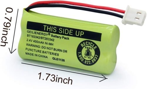 GEILIENERGY BT162342 BT262342 Battery Compatible with BT183342 BT283342 BT166342 BT266342 Vtech CS6114 CS6419 CS6719 with AT&T EL52300 CL80112 CS6719-2 Cordless Handsets (Pack of 4) - 이미지 3