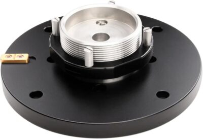 PROAIM Mitchell Male Mount with Castle Nut for Vibration Isolator. Attaches Isolator System to Camera Tripod, Crane & Dolly with Mitchell Base. (MP-MTCL)