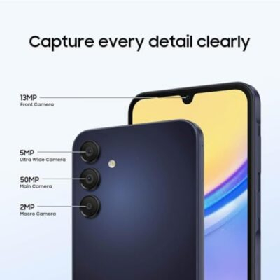 SAMSUNG Galaxy A15 5G A Series Cell Phone, 128GB Unlocked Android Smartphone, AMOLED Display, Expandable Storage, Knox Security, Super Fast Charging, US Version, 2024, Blue Black - 이미지 6