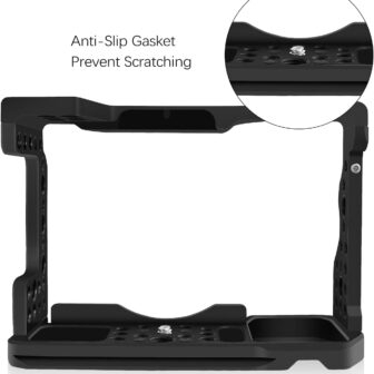 A7ii A7Riii A7iii cage,A9 / A7III / A7M3 / A7Riii / A7ii Camera Cage for Sony A9 A7M3 A7III A73 A7RIII A7R3 A7II Camera Case Rig Cold Shoe - 이미지 6