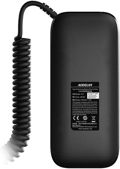 AODELAN External Flash Battery Pack Battery Power Bank for Sony HVL-F60RM/ F56AM / 58AM / F60M Replace Sony FA-EB1AM & FA-EB1 (12 AA Batteries) - 이미지 3