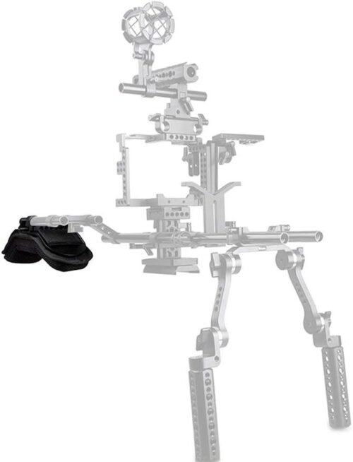 NICEYRIG Steady Shoulder Mount/Shoulder Pad for Video Camcorder Camera DV/DC 15mm Rod Rail Support System DSLR Rig (15mm Railblock) - 이미지 8