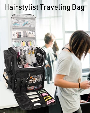 Relavel Travel Makeup Train Case Makeup Cosmetic Case Organizer Portable Artist Storage Bag with Adjustable Dividers for Cosmetics Makeup Brushes Toiletry Jewelry Digital Accessories Black 13 Relavel Travel Makeup Train Case Makeup Cosmetic Case Organizer Portable Artist Storage Bag with Adjustable Dividers for Cosmetics Makeup Brushes Toiletry Jewelry Digital Accessories Black-