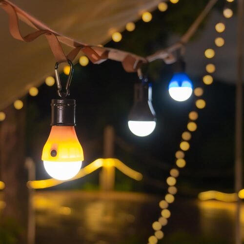 Led Camping Lantern USB Rechargeable,Outdoor Tent Lights for Camping Hanging,Kids with Clip Hook Camping Flashlight (4 Packs Black) - 이미지 7