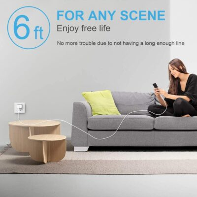 iPhone Fast Charger 3+3Pack 20W USB C Wall Charger with 6FT Fast Charging Cable Compatible with iPhone 14/13/12/11/Pro/Pro Max - 이미지 7