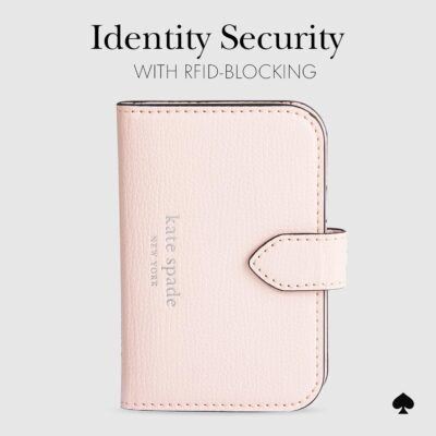kate spade new york Morgan Magnetic Phone Wallet/Card Holder - Compatible with MagSafe Phones and Cases - Chalk Pink - 이미지 7