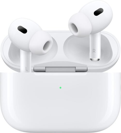 Apple AirPods Pro 2 Wireless Earbuds, Active Noise Cancellation, Hearing Aid Feature, Bluetooth Headphones, Transparency, Personalized Spatial Audio, High-Fidelity Sound, H2 Chip, USB-C Charging - 이미지 2