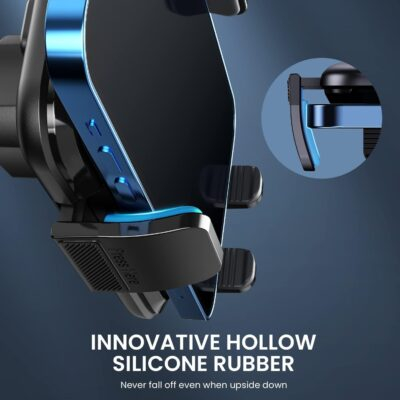 Qifutan Phone Mount for Car Vent [Upgraded Metal Clip] Cell Phone Holder Car Hands Free Cradle in Vehicle Car Phone Holder Mount for Smartphone, iPhone, Cell Phone Automobile Cradles Universal - 이미지 4