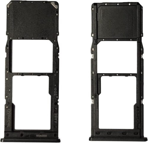 A12 Single SIM Card Tray Slot Replacement Holder Parts for Samsung Galaxy A12 6.5 Inch SM-A125F A125 A125F A125M A125G 2020 (Black) - 이미지 2