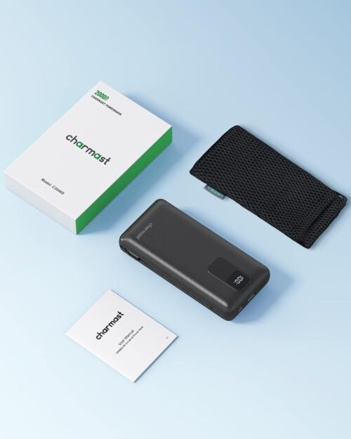 Charmast Portable Charger with Built-in Cables and Wall Plug, 20000mAh 20W USB C Power Bank Fast Charging Battery Pack Compatible with iPhone iPhone 16/15/14/13 Series, Samsung Google iPad etc - 이미지 9
