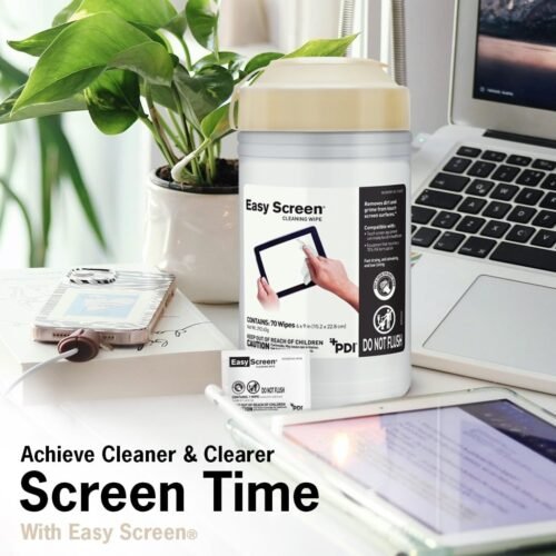 Easy Screen, Screen Cleaning Wipes, Electronics, Touchscreens, and Glasses Cleaner, 50 Individual Packets Per Box, 5” x 8” - 이미지 5