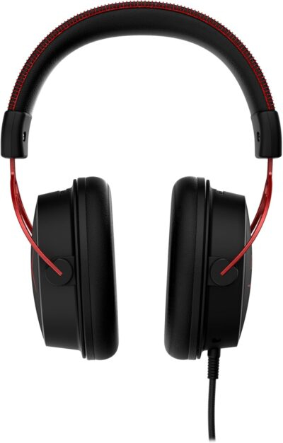 HyperX Cloud Alpha - Gaming Headset, Dual Chamber Drivers, Legendary Comfort, Aluminum Frame, Detachable Microphone, Works on PC, PS4, PS5, Xbox One/ Series X|S, Nintendo Switch and Mobile – Red - 이미지 6
