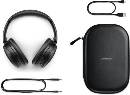Bose QuietComfort Bluetooth Headphones, Wireless Headphones with Active Over Ear Noise Cancelling and Mic, Deep Bass, Up to 24 Hours of Playtime, Black - 이미지 6