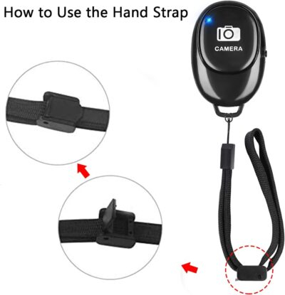 Phone Camera Remote Control(2 Pack) for Photos & Videos, Wireless Camera Remote Shutter Clicker Compatible with iPhone/Android Phone/iPad/Tablets with Adjustable Wrist Strap - 이미지 6