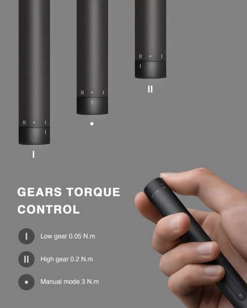 Xiaomi Electric Precision Screwdriver, All-Metal Gearbox, Powerful Magnetic Motor, Rechargeable Lithium Battery, S2 Steel Screwdriving Bits, Type-C Charging, Aluminium Alloy Case, Grey - 이미지 3
