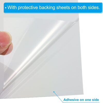 PATIKIL 9.7" Polarized Film Sheets, 2 Pack Adhesive Polarizer Linear Polarizing Filter 20x15.2cm for Screen Photography Lighting, 0/90 Degree - 이미지 5