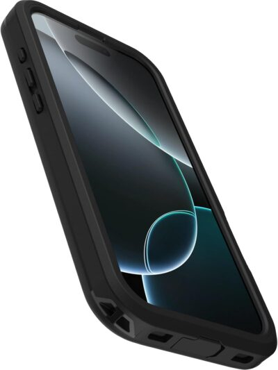 OtterBox iPhone 16 Pro Max FRĒ Series Waterproof Case with MagSafe (Designed by LifeProof) - Black, Waterproof, 60% Recycled Plastic, Sleek and Stylish - 이미지 5