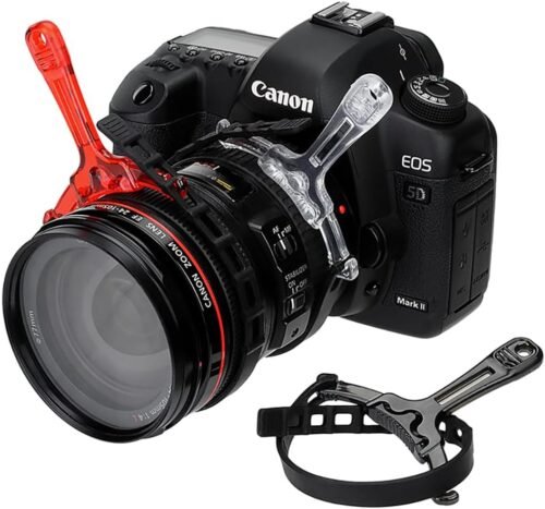 Fotodiox Follow Focus Handles, Kit of 3 - Black, Red, Clear - 이미지 3