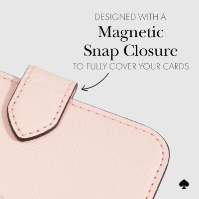kate spade new york Morgan Magnetic Phone Wallet/Card Holder - Compatible with MagSafe Phones and Cases - Chalk Pink - 이미지 8