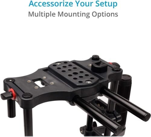 Power DSLR Camera Cage with MB-600 Matte Box Combo Kit. 4x4 Filter Holders, Lenses up to 95mm Diameter, Supports 15mm Rods. for DSLR/DSLM Handheld Camera. (FC-CTH-01) - 이미지 6