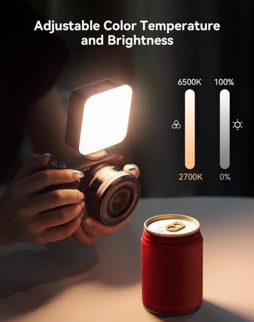 SmallRig P96 LED Video Light, Portable Camera Lights, 96 LED Beads for Photography Video Lighting, Rechargeable 2200mAh CRI 95+ 2700-6500K w 3 Cold Shoe - 이미지 3