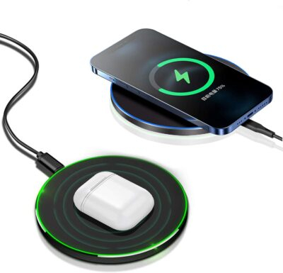 Fast Wireless Charger,20W Max Wireless Charging Pad Compatible with iPhone 16/16 Pro/15/14/13/12/SE/11/XS Max/XR,AirPods;FDGAO Wireless Charge Mat for Samsung Galaxy S25/S24/Note,Pixel/LG G8 - 이미지 3
