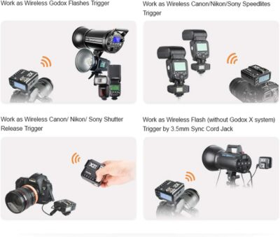 Godox X2T-C TTL Wireless Flash Trigger for Canon, Support 1/8000s HSS Function, 5 Dedicated Group Button and 3 Function Button for Quick Setting - 이미지 6