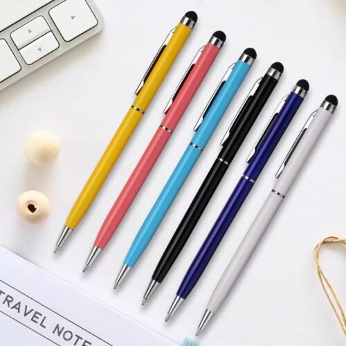 15 Pack Stylus Pens for Touch Screens Stylus Pen Compatible with Phone Tablets Kindle and Black Ink Ballpoint Pens-2 in 1 Stylists pens for Touch Screens - 이미지 5