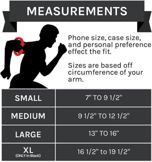 Sprigs Phone Armband Sleeve for iPhone 14, 13, 12, 11, X Galaxy Z, S22, S21, S20 Google Pixel 7, 6, 5. The Lightest & Most Comfortable Running Armband, Stretches to Fit All Phones with Case for Women & Men - 이미지 5