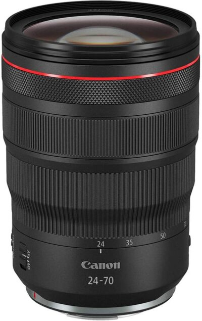 Canon RF24-70mm F2.8 L is USM Lens, Standard Zoom Lens, Compatible with EOS R Series Mirrorless Cameras, Black