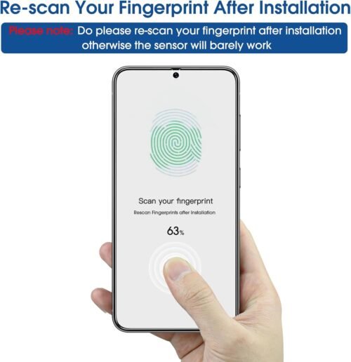 amFilm Auto-Alignment OneTouch for Samsung Galaxy S24+ Plus 6.7" Screen Protector + Camera Lens Protector, Tempered Glass, 30 seconds Installation, Bubble Free, Case Friendly, Anti-Scratch [2+2 Pack] - 이미지 7