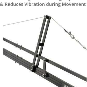 PROAIM 12ft Camera Crane Jib with Stand for Gimbals, Pan-Tilt & Fluid Head. for DSLR Video Cameras up to 8kg / 17.6lb (P-12-JS) - 이미지 5