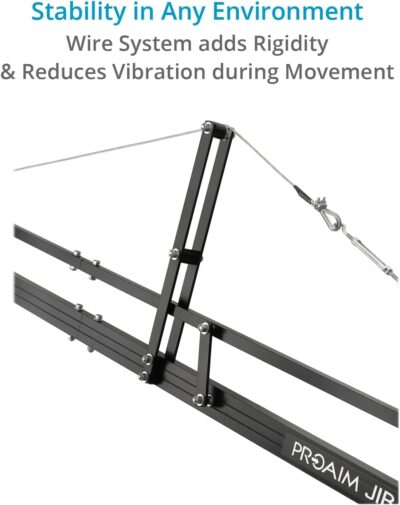 PROAIM 12ft Camera Crane Jib with Stand for Gimbals, Pan-Tilt & Fluid Head. for DSLR Video Cameras up to 8kg / 17.6lb (P-12-JS) - 이미지 5
