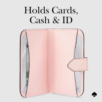 kate spade new york Morgan Magnetic Phone Wallet/Card Holder - Compatible with MagSafe Phones and Cases - Chalk Pink - 이미지 6
