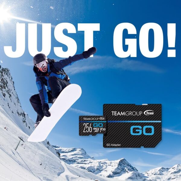 "Unleash Adventure: TEAMGROUP GO Card 128GB Mega Pack - Speedy 4K Micro SDXC UHS-I for Action Cameras and More!" - Image 2