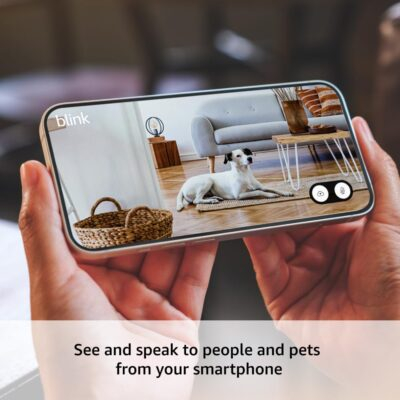 Blink Mini 2 (Newest Model) — Home Security & Pet Camera(s) with HD video, color night view, motion detection, two-way audio, and built-in spotlight — 2 cameras (Black) - 이미지 3