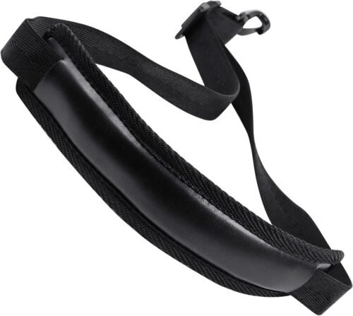 KUWAN Saxophone Neck Strap Soft Sax Leather strap Padded for Alto Sax Tenor Clarinet Baritone Soprano Horn Music Instrument (1, BLACK) - 이미지 7