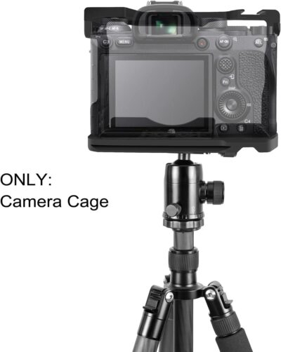 A7ii A7Riii A7iii cage,A9 / A7III / A7M3 / A7Riii / A7ii Camera Cage for Sony A9 A7M3 A7III A73 A7RIII A7R3 A7II Camera Case Rig Cold Shoe - 이미지 8