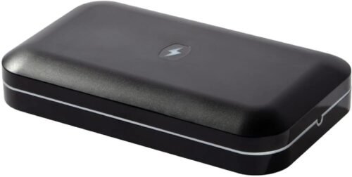 PhoneSoap 3 UV Cell Phone Sanitizer & Dual Universal Cell Phone Charger Box | Patented & Clinically Proven 360-Degree UV-C Light Sanitizer | Disinfects and Charges All Phones (Black) - 이미지 8