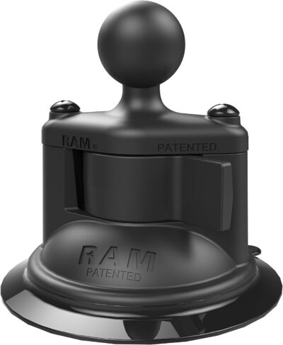 RAM MOUNTS Twist-Lock Composite Suction Cup Base with Ball RAP-B-224-1U with B Size 1" Ball