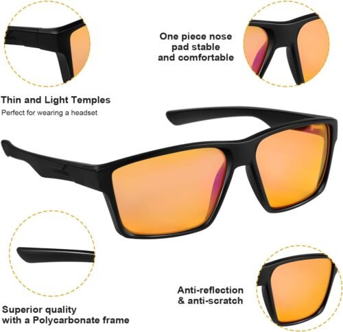 Okany Blue Light Blocking Glasses Gaming Computer Glasses Powerful Professional Screen Filter - 이미지 3